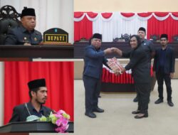 PEMERINTAH KABUPATEN HALMAHERA UTARA DAN DPRD GELAR RAPAT PARIPURNA PENYERAHAN CATATAN DAN REKOMENDASI LKPJ KEPALA DAERAH TAHUN 2025