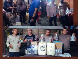 Polsek Tobelo Gencar Razia Miras, Puluhan Liter Cap Tikus Diamankan di Tobelo Tengah