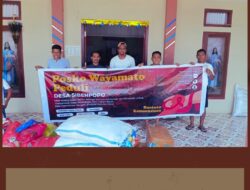 POSKO WAYAMATO PEDULI SALURKAN BANTUAN UNTUK WARGA DESA SIBENPOPO