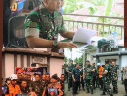 Pangdam XV/Pattimura Tinjau Lokasi Bencana Erupsi Gunung Dukono di Kabupaten Halmahera Utara