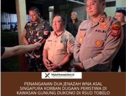 Penanganan Dua Jenazah WNA Asal Singapura Korban Dugaan Peristiwa di Kawasan Gunung Dukono di RSUD Tobelo