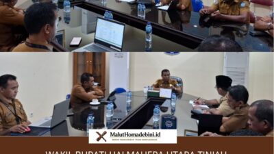 Wakil Bupati Halmahera Utara Tinjau Capaian PAD, Tekankan Penguatan Koordinasi OPD