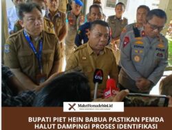 Bupati Piet Hein Babua Pastikan Pemda Halut Dampingi Proses Identifikasi Korban Dukono