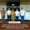 Bupati Halut Dr. Piet Hein Babua Lepas Keberangkatan Staf Kedubes Singapura Menuju Sofifi