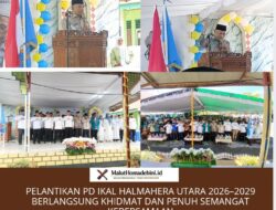 Pelantikan PD IKAL Halmahera Utara 2026–2029 Berlangsung Khidmat dan Penuh Semangat Kebersamaan
