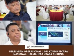 Peresmian Operasional 1.061 KDKMP Secara Nasional, Halmahera Utara Dukung Penguatan Ekonomi Desa