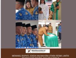 Mewakili Bupati, Sekda Halmahera Utara Resmi Lantik Pejabat Struktural Eselon II dan III
