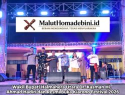 Wakil Bupati Halmahera Utara Dr. Kasman Hi. Ahmad Hadiri dan Resmi Buka Kiarono Festival 2026