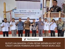 BUPATI HALMAHERA UTARA RESMI MEMBUKA RAT KSP CREDIT UNION PEMBARUAN GMIH TAHUN BUKU 2025