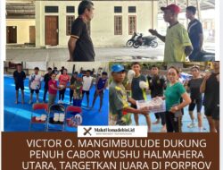 Victor O. Mangimbulude Dukung Penuh Cabor Wushu Halmahera Utara, Targetkan Juara di Porprov