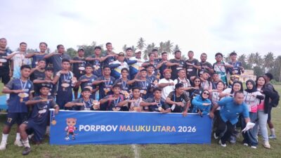 Comeback Sang Juara! Halmahera Utara Rebut Emas Sepak Bola Porprov V Maluku Utara 2026 Setelah Tundukkan Tidore 2-1