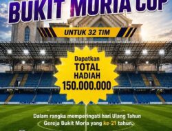 OPEN TURNAMEN BUKIT MORIA CUP 2026 RESMI DIBUKA, SIAPKAN TOTAL HADIAH Rp150 JUTA