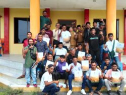 MASYARAKAT DESA MAMUYA SAMPAIKAN TERIMA KASIH KEPADA BUPATI DAN WAKIL BUPATI HALMAHERA UTARA ATAS APRESIASI KEPADA RELAWAN GUNUNG DUKONO