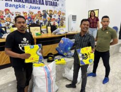 KONI Halmahera Utara Serahkan Atribut kepada Atlet dan Official Jelang PORPROV V Maluku Utara 2026