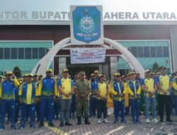 BUPATI HALMAHERA UTARA RESMI LEPAS KONTINGEN PORPROV V MALUKU UTARA 2026