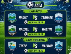 Empat Laga Seru Warnai Pertandingan Sepak Bola Porprov V Maluku Utara 2026 yang Kembali Digelar Minggu Besok