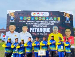 TERNATE PIMPIN PEROLEHAN MEDALI, HALUT RAIH EMAS DI NOMOR SINGLE PUTRA