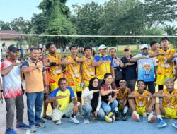 Wakil Bupati Halmahera Utara Tinjau Lapangan Voli, Perkuat Kesiapan PORPROV V Maluku Utara