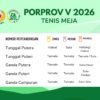 Cabang Olahraga Tenis Meja PORPROV V Maluku Utara 2026: Ternate Dominasi Perolehan Medali, Halsel Raih Emas Tunggal Putera