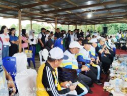 WAKIL GUBERNUR MALUKU UTARA HADIRI PENUTUPAN PORPROV V DI DESA PITU