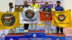 BRIPDA VANNO BRYAN ALDY MALIONG Raih Juara III di PORPROV Maluku Utara 2026.