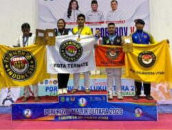 BRIPDA VANNO BRYAN ALDY MALIONG Raih Juara III di PORPROV Maluku Utara 2026.