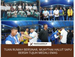 Tuan Rumah Bersinar, Muaythai Halut Sapu Bersih Tujuh Medali Emas