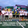 HASIL FINAL CABANG OLAHRAGA TENIS LAPANGAN Rabu, 10 Juni 2026
