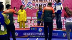 HALUT TUAN RUMAH MEMPEROLEH MEDALI CABOR WUSHU PORPROV V MALUKU UTARA