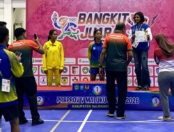 HALUT TUAN RUMAH MEMPEROLEH MEDALI CABOR WUSHU PORPROV V MALUKU UTARA