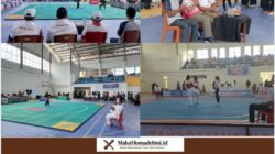 Wagub Malut sekaligus Ketua Umum KONI Malut Tinjau Kegiatan Taekwondo dan Pencak Silat di GOR Desa MKCM