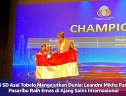 Siswi SD Asal Tobelo Mengejutkan Dunia: Leandra Mikha Pasaribu Raih Emas di Ajang Sains Internasional