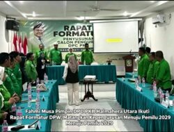 Fahmi Musa Pimpin DPC PKB Halmahera Utara Ikuti Rapat Formatur DPW, Matangkan Kepengurusan Menuju Pemilu 2029