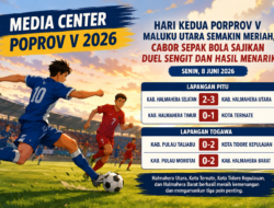 Hari Kedua Porprov V Maluku Utara Semakin Meriah, Cabor Sepak Bola Sajikan Duel Sengit dan Hasil Menarik