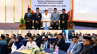 Wabup Kasman Hadiri Pengukuhan Kepala Perwakilan BPKP Malut, Perkuat Sinergi Pengawasan dan Pembangunan Daerah