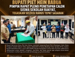 Bupati Piet Hein Babua Pimpin Rapat Pleno Penetapan Calon Siswa Sekolah Rakyat, Tegaskan Seleksi Harus Tepat Sasaran