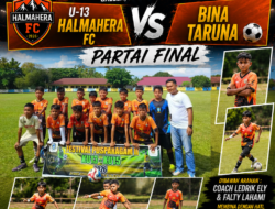 Laga Penentuan Generasi Muda! U-13 Halmahera FC vs Bina Taruna, Siap Mengguncang Lapangan Miagina Togawa