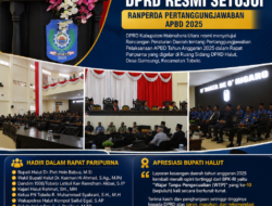 Halmahera Utara Raih WTP ke-10 Berturut-turut, DPRD Resmi Setujui Ranperda Pertanggungjawaban APBD 2025
