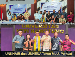 UNKHAIR dan UNHENA Teken MoU, Perkuat Sinergi Tri Dharma di Maluku Utara