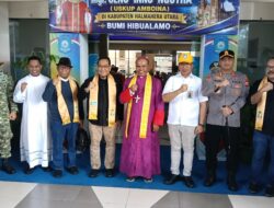 Penjemputan Uskup Amboina Berlangsung Khidmat, Perkuat Sinergi Pemerintah dan Gereja di Halmahera Utara