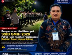Pengamanan Hari Keempat SSIB GMIH Tetap Siaga, Polres Halut Pastikan Persidangan Berjalan Aman hingga Selesai