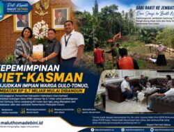 Kepemimpinan Piet–Kasman Wujudkan Impian Warga Gulo–Tonuo, Jembatan Rp6,7 Miliar Mulai Dibangun