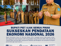 Bupati Piet Ajak Semua Pihak Sukseskan Pendataan Ekonomi Nasional 2026