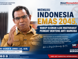 Menuju Indonesia Emas 2045, Wabup Kasman Ajak Masyarakat Perkuat Benteng Anti Narkoba