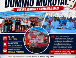 Wakil Bupati Halut Hadiri Event Domino Morotai, Dukung Kontingen Halmahera Utara Menuju Prestasi