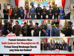 Pemkab Halmahera Utara Hadiri Syukuran Hari Bhayangkara ke-80, Perkuat Sinergi Membangun Daerah yang Aman dan Kondusif