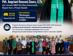 Pdt. Angriani Geovani Zouru, S.Th. Pimpin Ibadah Pertukaran Pelayan SSIB GMIH 2026 di Jemaat Eben Haeser Tioua, Gaungkan Budaya Perdamaian