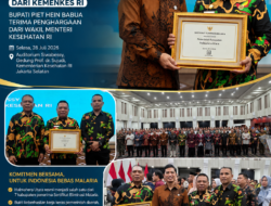 Prestasi Nasional! Halmahera Utara Resmi Raih Sertifikat Eliminasi Malaria, Bupati Piet Hein Babua Terima Penghargaan dari Kemenkes RI