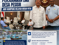 Wabup Halut Jemput Dukungan Pusat, Perjuangkan Lima Desa Pesisir Jadi Kampung Nelayan Merah Putih