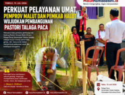 Perkuat Pelayanan Umat, Pemprov Malut dan Pemkab Halut Wujudkan Pembangunan Pastori Talaga Paca